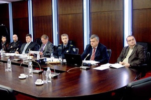 Zagreb, 12. ožujka 2010. - Ante Gašpar, iz Odjela za sigurnost cestovnog prometa sudjelovao je na sastanku sa suradnicima iz Ministarstva unutarnjih poslova